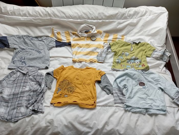 Lot 6 PCS garçon 18 mois 10€