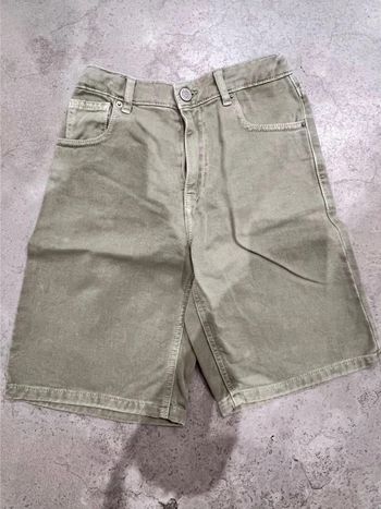 Short en jean  Zara vert kaki taille 11/12 ans