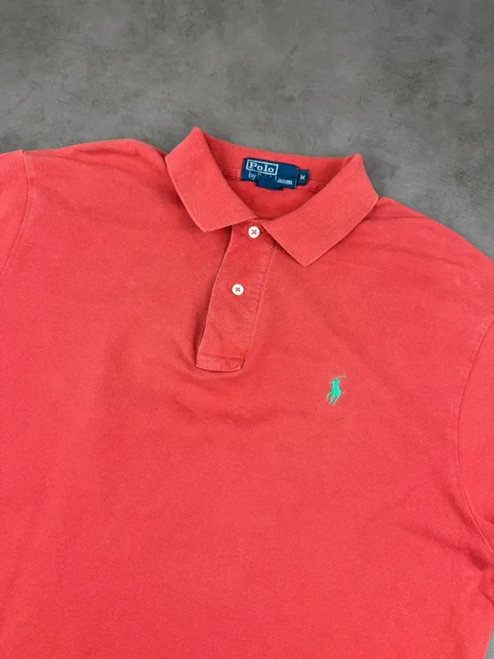 Polo Ralph Lauren Rouge Orange Taille M - photo numéro 3