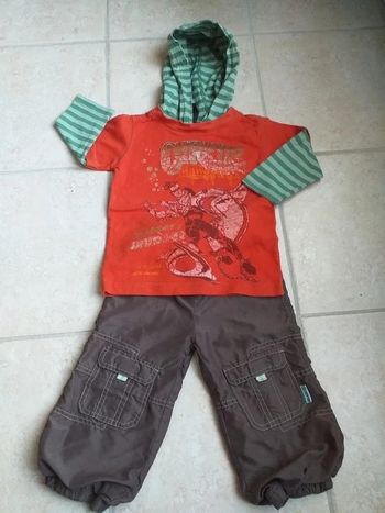 Ensemble pantalon et tshirt manches longues