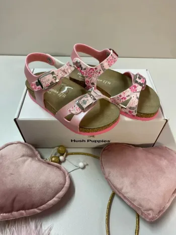 Sandales fleuries fille (neuf) - Taille 27