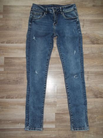 Jean slim bas fleuri Toxik 36