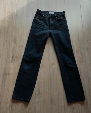 Jean noir coupe droite taille 32 mango