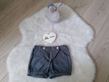 Short gris anthracite Obaïbi fille 24 mois #espanolitinafille24mois