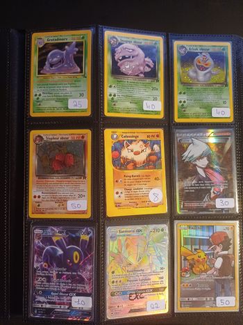 ⭐️ Lot de cartes Pokémon - 24 Ultra dont set de base  (80% de la valeur)⭐️