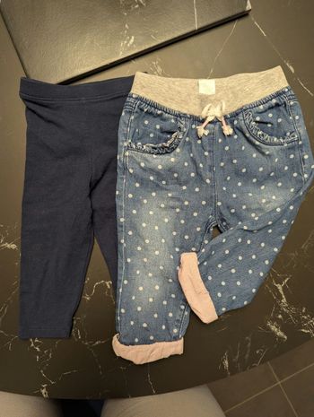 Legging + jean fille 💫