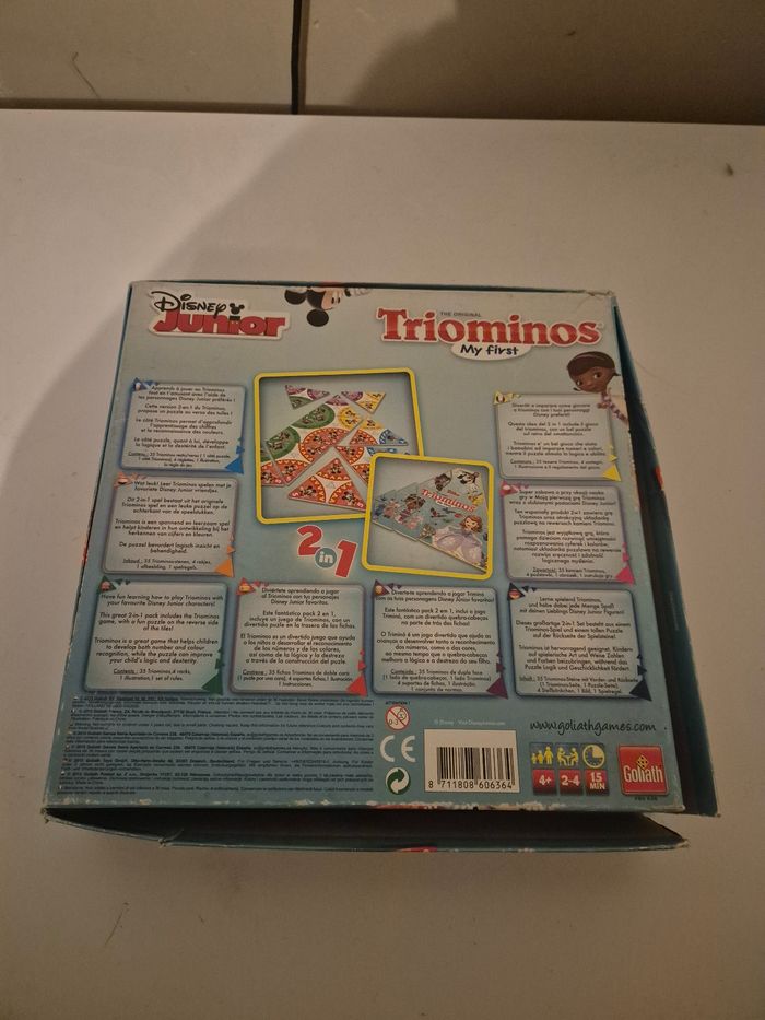 Jeu triominos my first Disney - photo numéro 2