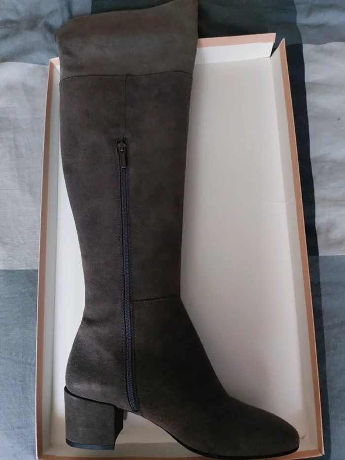 Cuissardes Morgan en cuir – neuves – Taille 37 - photo numéro 3