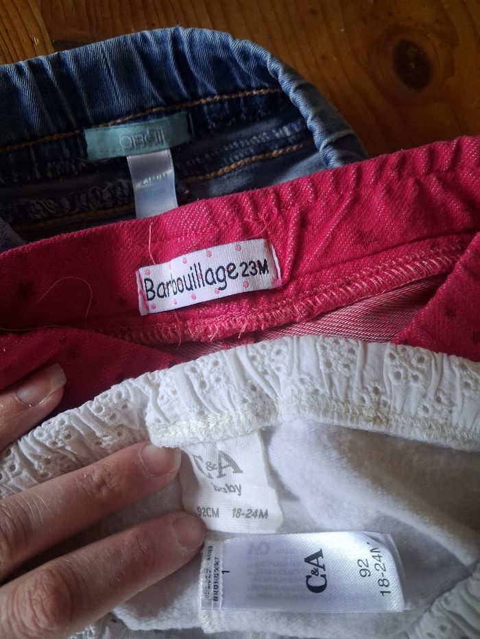 Pantalon fille - 18/24 mois - Différentes Marques - photo numéro 2