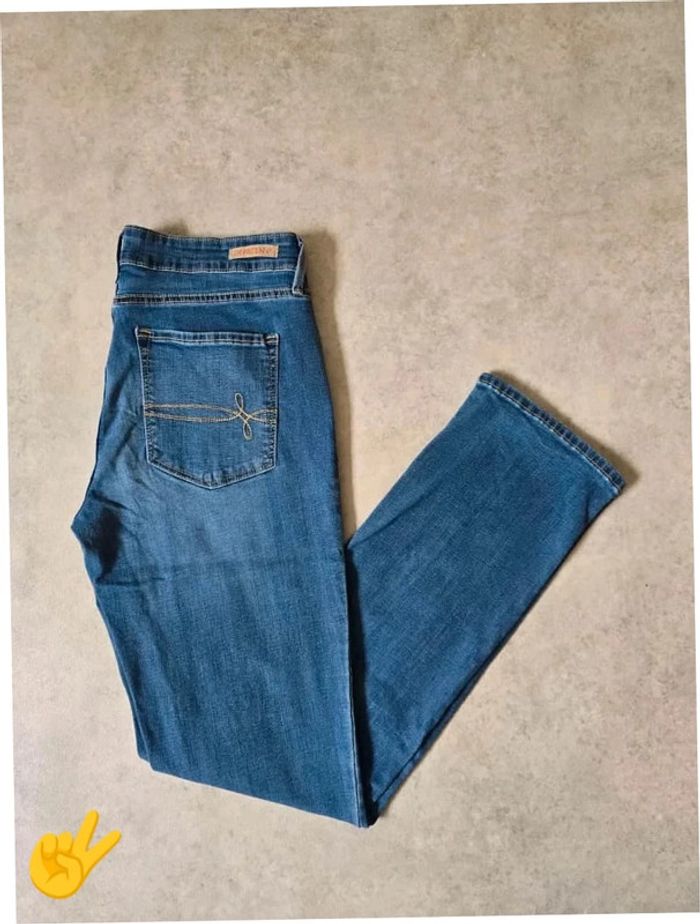 Jean Levi's denizen modern slim W29|FR38 L34 coupe droit bleu Femme-Women pan362