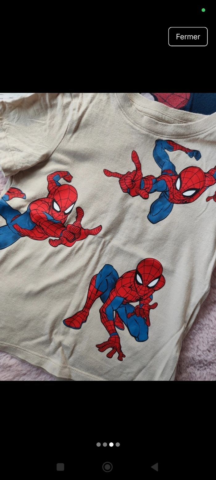 Lot t shirt garçon spider man - photo numéro 3