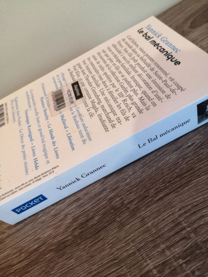 Livre fiction Le bal mécanique de Yannick Grannec - photo numéro 4