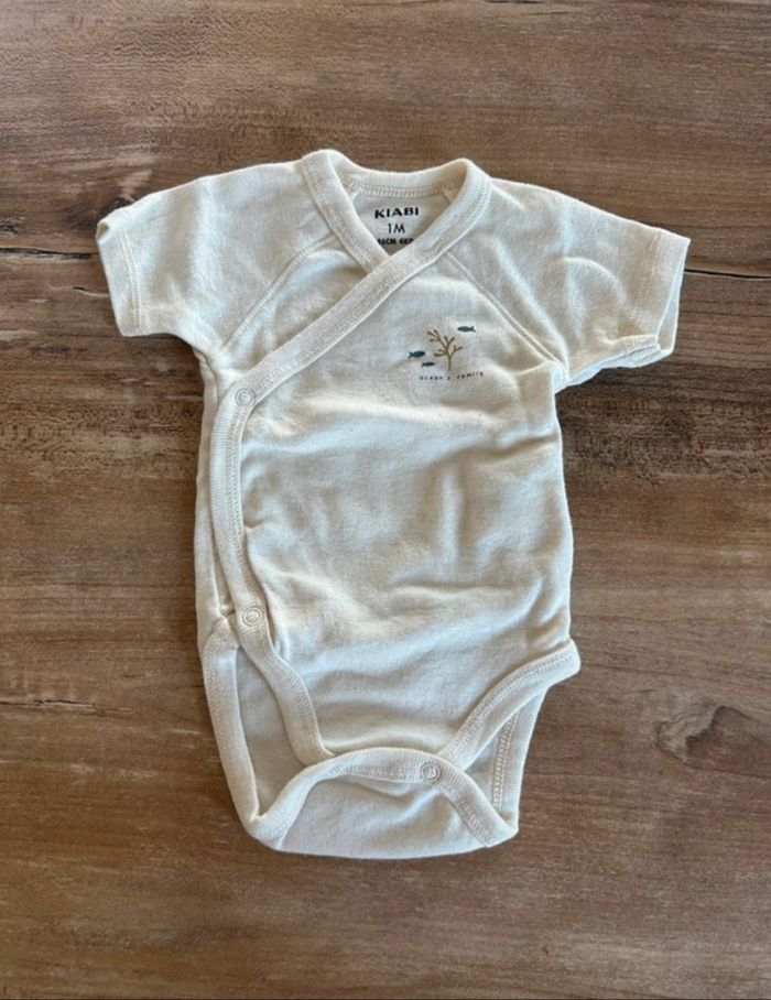 Lot de 3 bodies manches courtes 1 mois - photo numéro 3