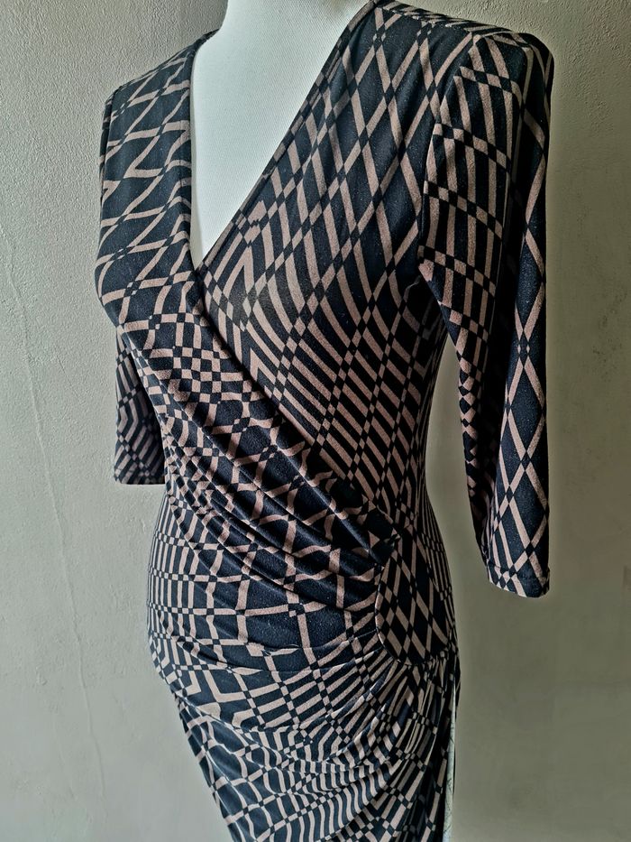 Robe cache-cache manche 3/4 - photo numéro 3