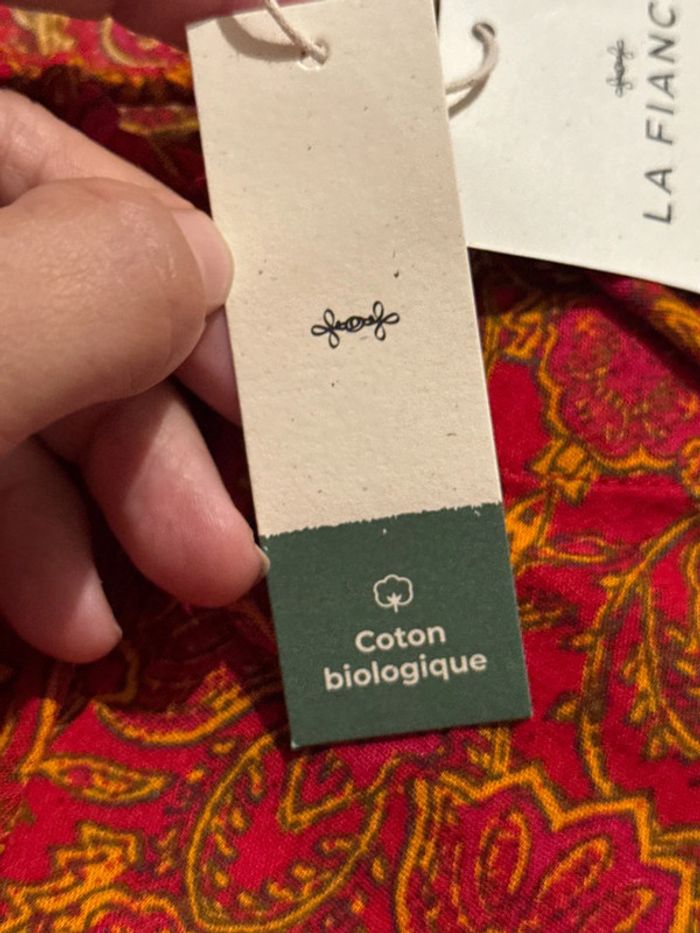 Blouse d’été manche courte coton bio t44 - photo numéro 6