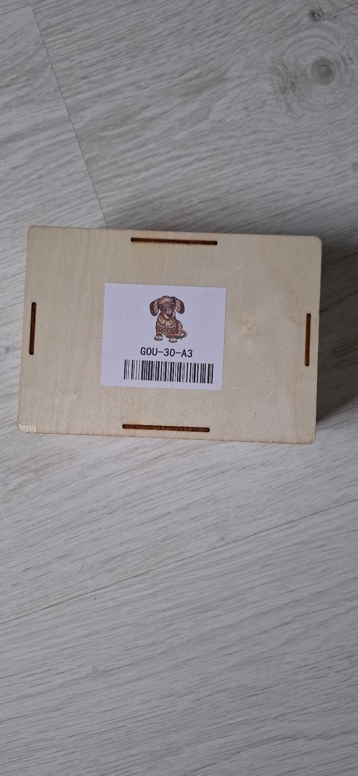 Puzzle bois forme animaux