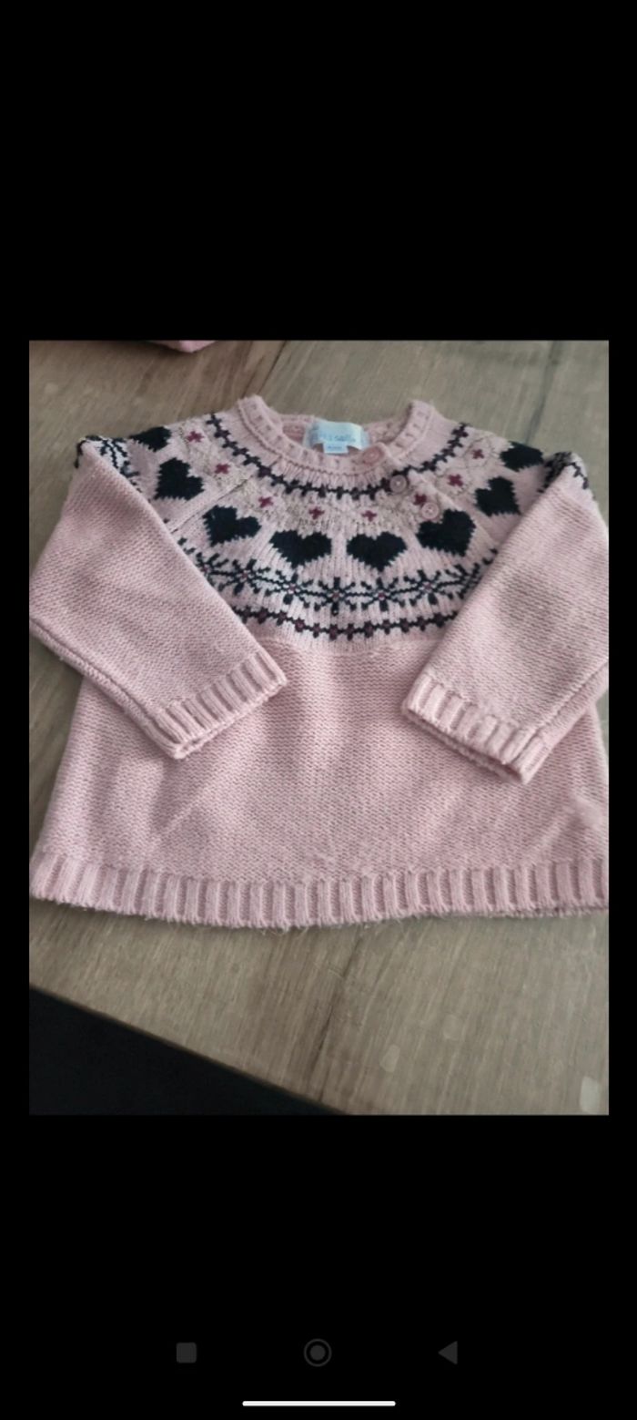 Pull mes p'tits cailloux 18 mois