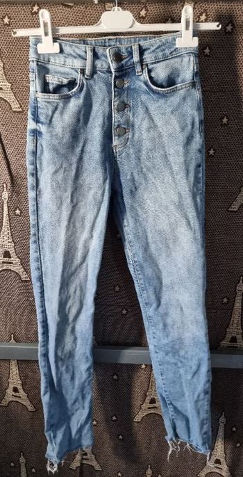 Jeans taille haute slim 34