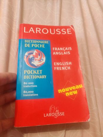 Dictionnaire de poche Larousse français anglais
