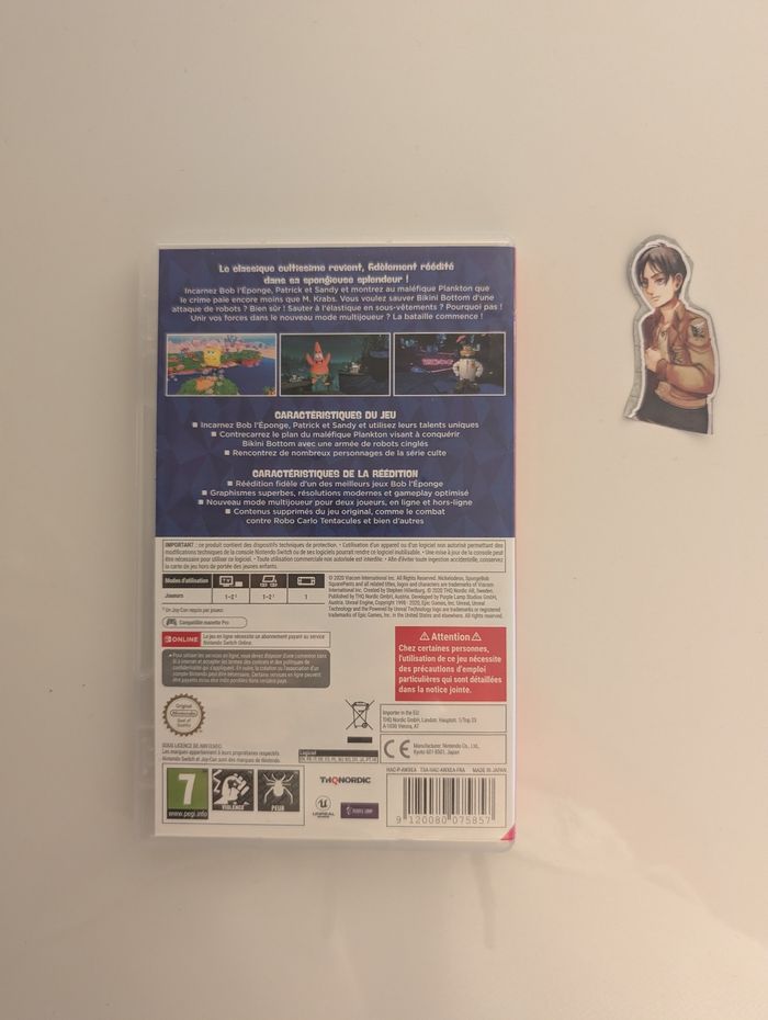 Bob l'éponge Battle for Bikini Bottom Switch - photo numéro 2