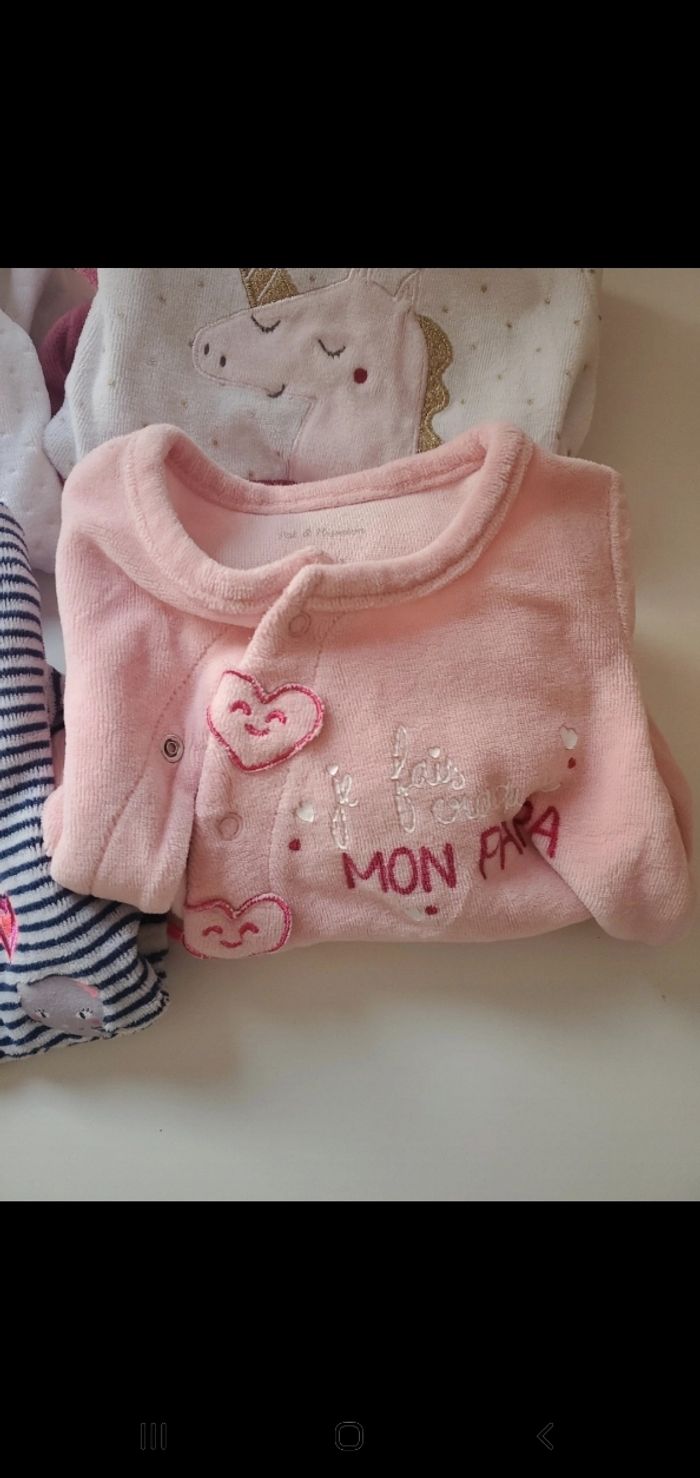 Lot pyjamas fille 3 mois - photo numéro 4