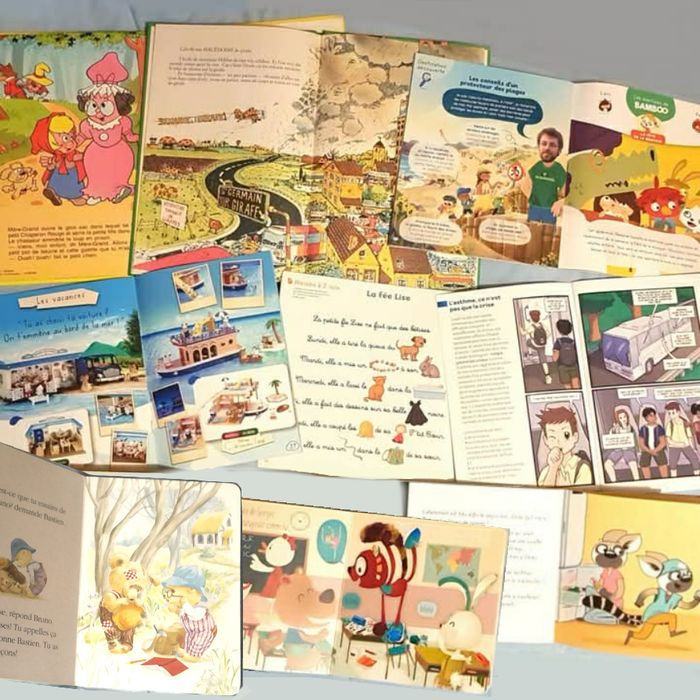 Lot 9 livres-magazines enfant - photo numéro 2