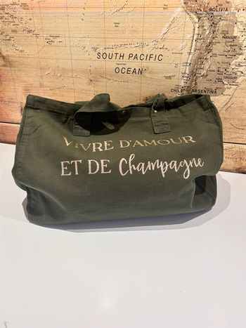 Sac cabas Vivre d'amour et de Champagne