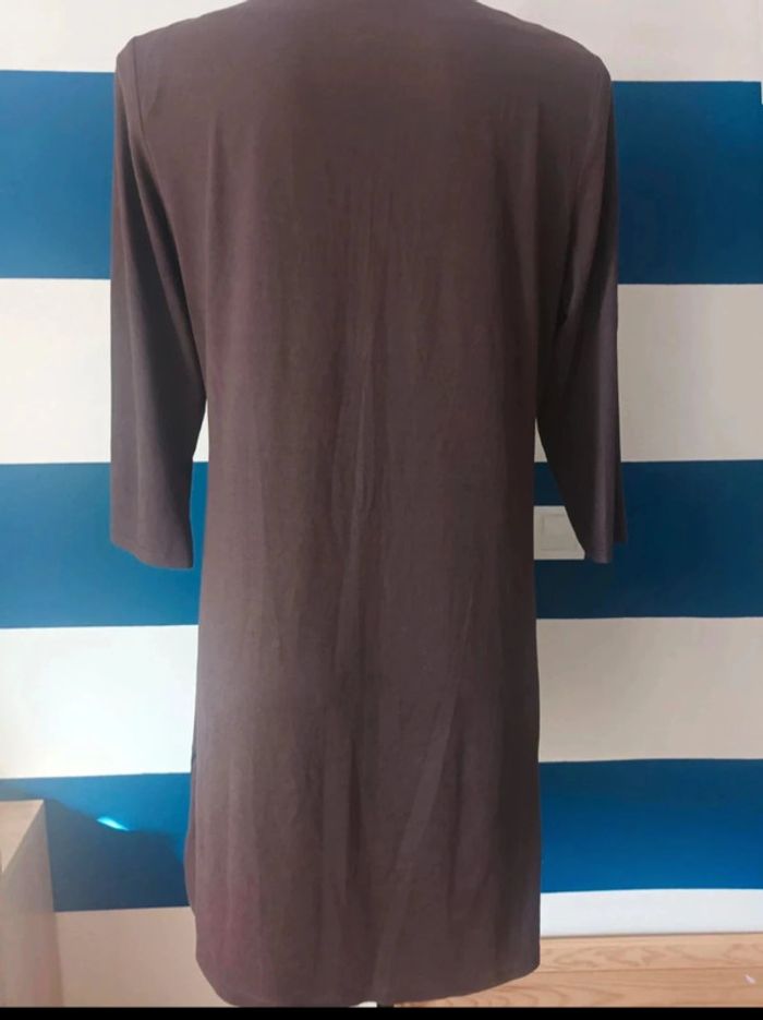 Jolie robe marron Cache Cache taille 42 - photo numéro 4
