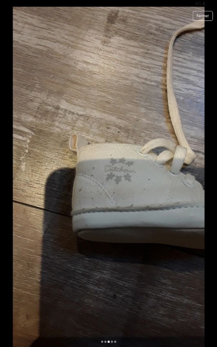 Chaussures bébé à lacet - photo numéro 3