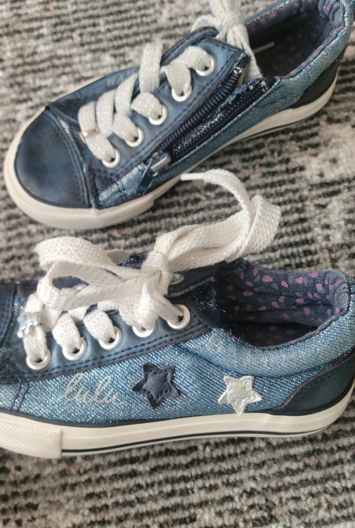 Baskets jeans Lulu castagnette pointure 28 - photo numéro 2