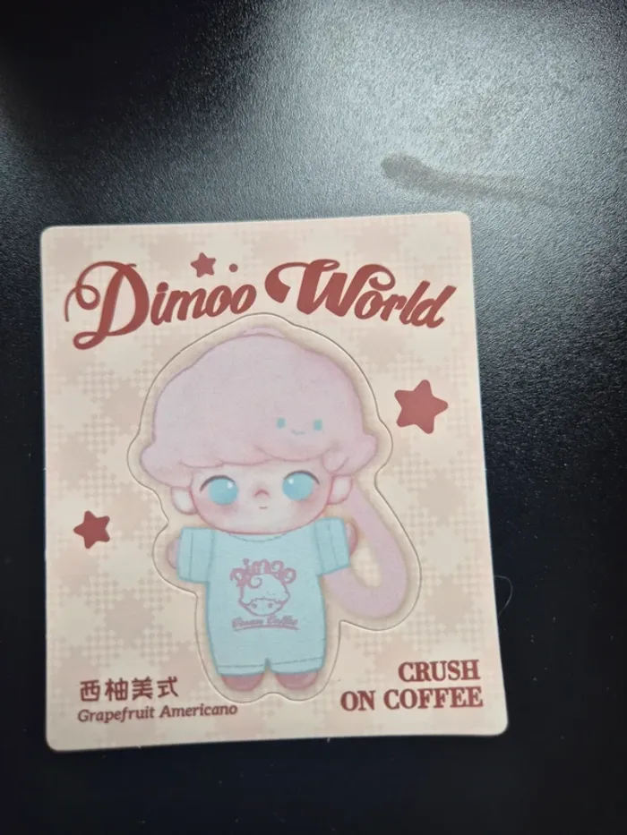 Popmart dimoo world crush on coffee
