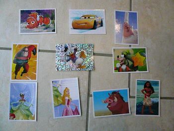 Lot de 5 cartes Disney « Le noël de Disney »