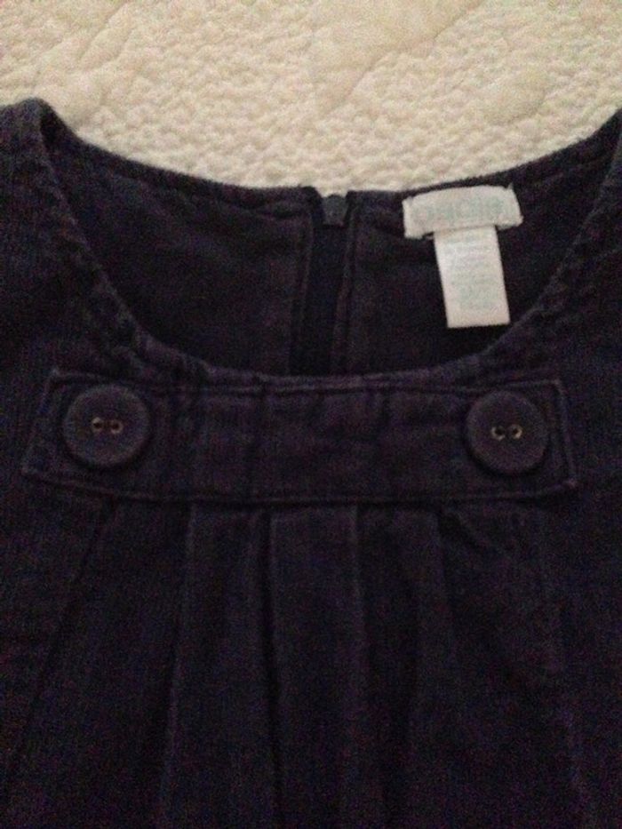 Robe chasuble bleu marine - photo numéro 2