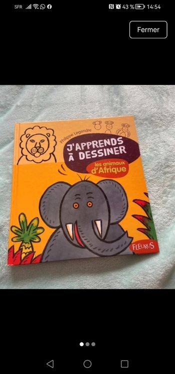 Livre J’apprends à dessiner les animaux d’Afrique