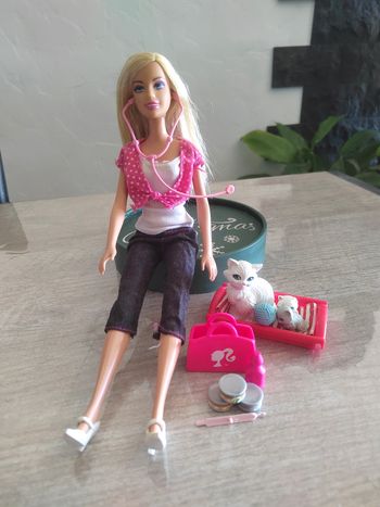 Barbie Clinique des Chats – Poupée + chats & accessoires