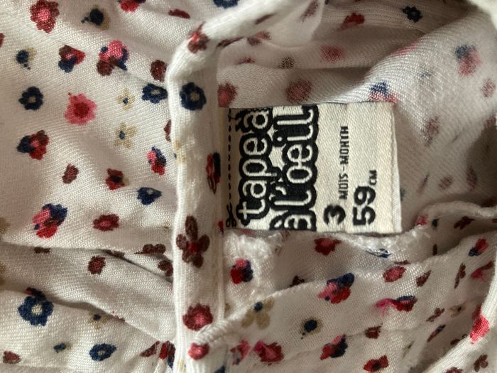 robe fleurie avec petit noeud bébé 3 mois - photo numéro 5