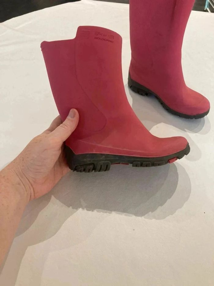 Bottes de pluie fille 27-28 - photo numéro 2