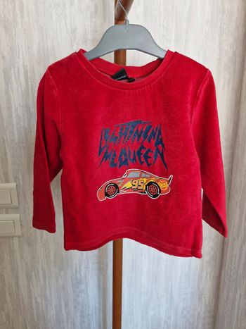 Haut de pyjama enfant 3 ans Cars Disney