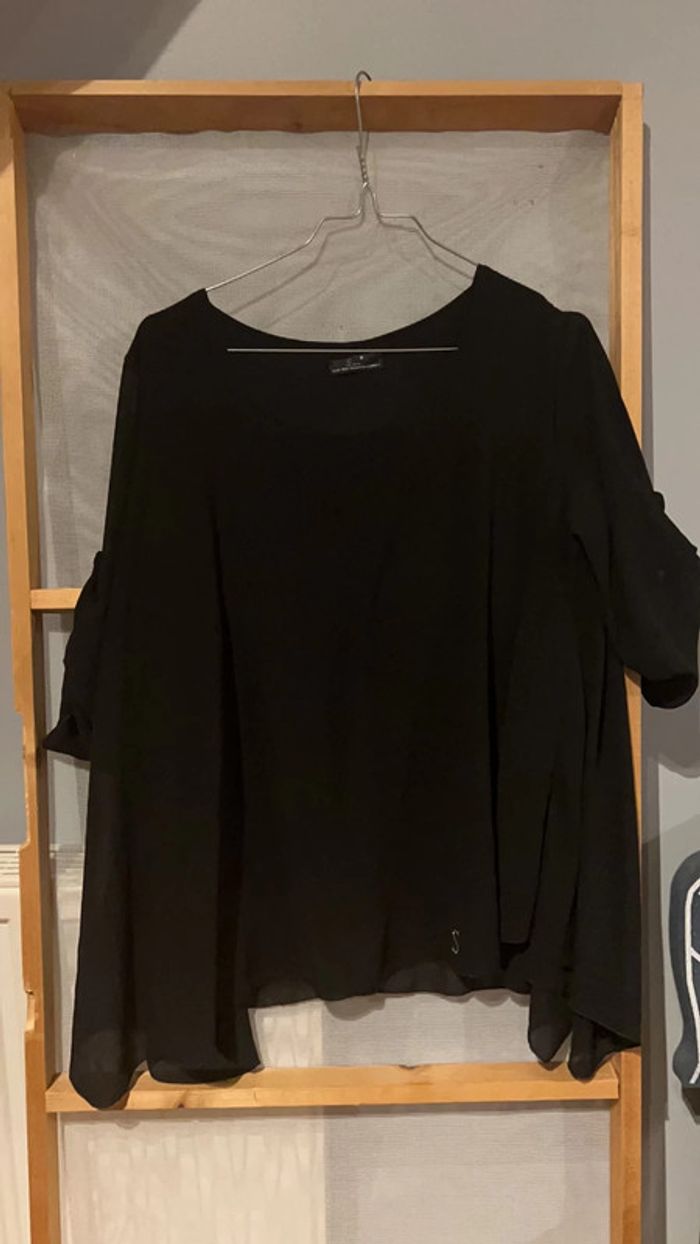 blouse noir made in Swarovski