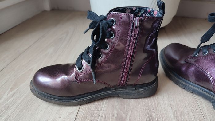 Bottines vernies  lacets et fermeture éclair fille Liberto La Halle - photo numéro 4