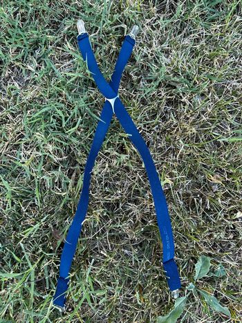 Bretelles bleues marine