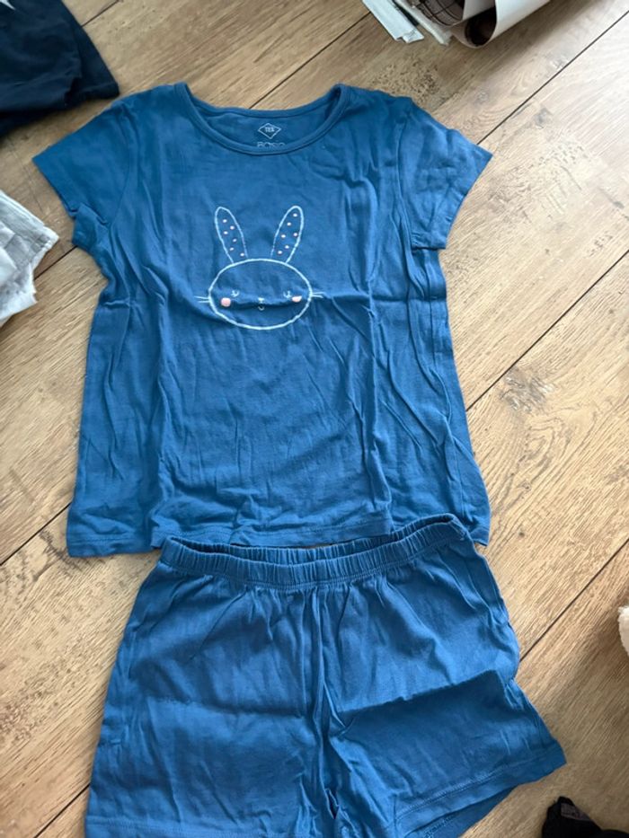 Pyjashort lapin 6-7 ans