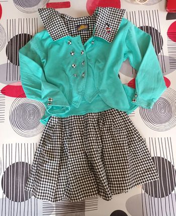 Tailleur jupe et veste 👧 Vintage taille 12 ans