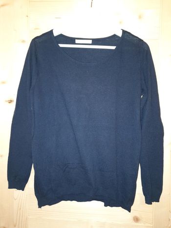 Pull léger Peace n love Bleu marine