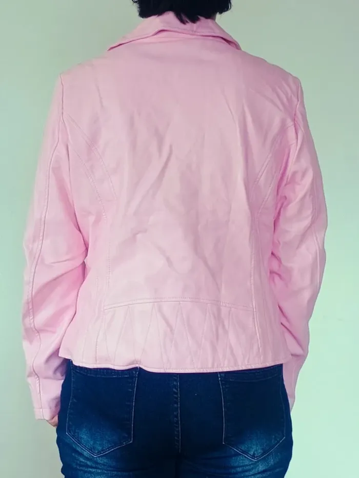 blouson type perfecto rose T42 - photo numéro 4