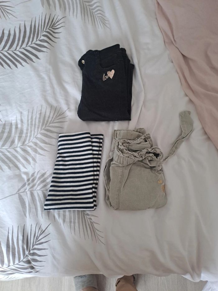 Lot de pantalons bébé fille