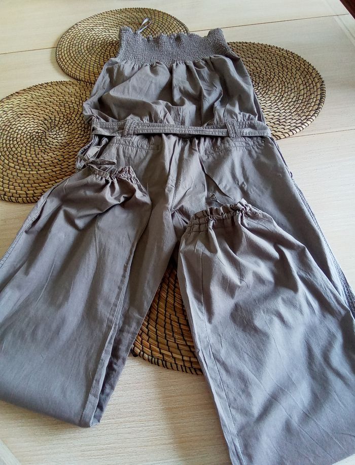 Combinaison gris clair légère sans bretelles Pimkie taille 38/40 - photo numéro 7