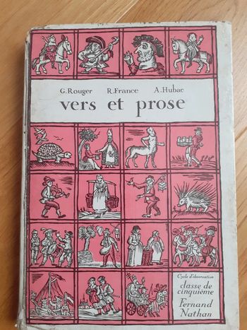 Vers et prose - G. Rouge, R. France, A. Hubac