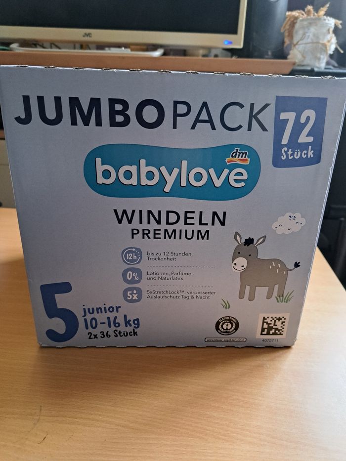 72 Couches babylove taille 5