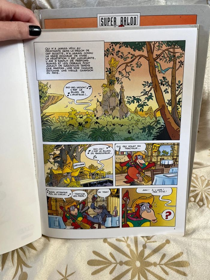 Lot de 2 livres BD vintage Super Baloo Disney Club - photo numéro 5